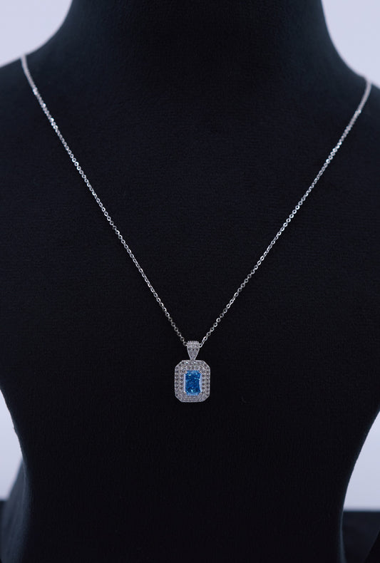 Radiance Halo Pendant Necklace