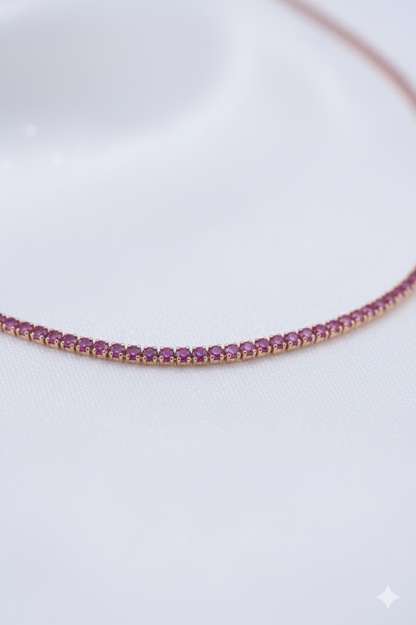 Pink Diamond Necklace
