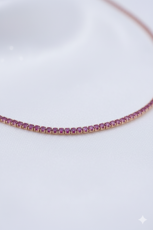 Pink Diamond Necklace