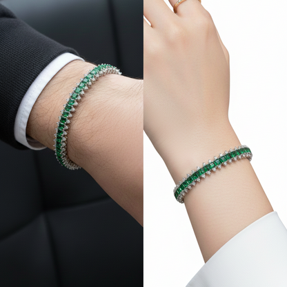 Green stone bracelet