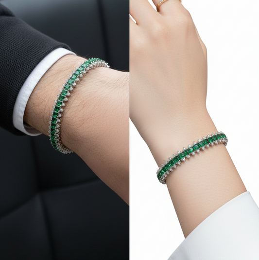 Green stone bracelet