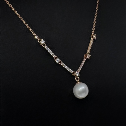 Diamond Pearl Pendant